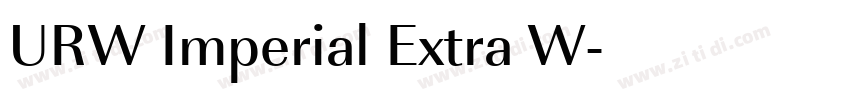 URW Imperial Extra W字体转换